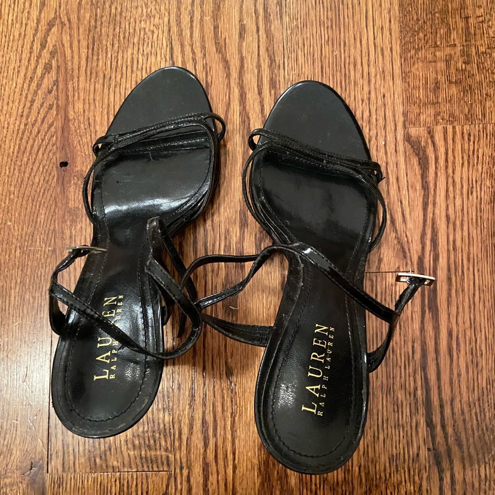 Ralph Lauren black heel